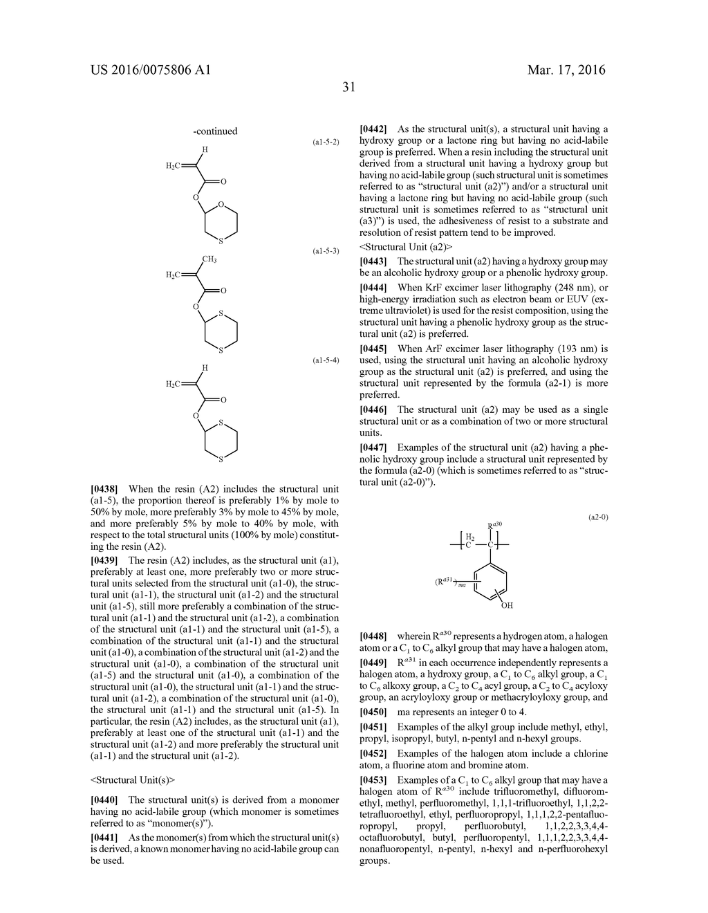 RESIN, RESIST COMPOSITION AND METHOD FOR PRODUCING RESIST PATTERN - diagram, schematic, and image 33