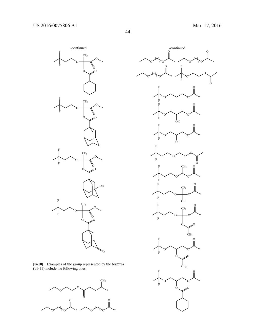 RESIN, RESIST COMPOSITION AND METHOD FOR PRODUCING RESIST PATTERN - diagram, schematic, and image 46
