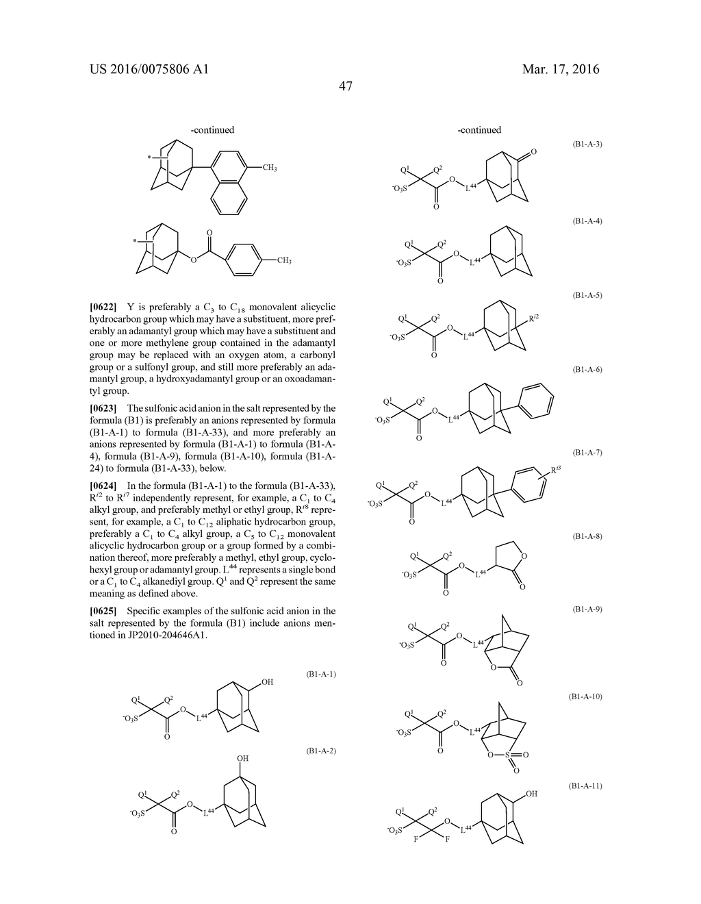 RESIN, RESIST COMPOSITION AND METHOD FOR PRODUCING RESIST PATTERN - diagram, schematic, and image 49