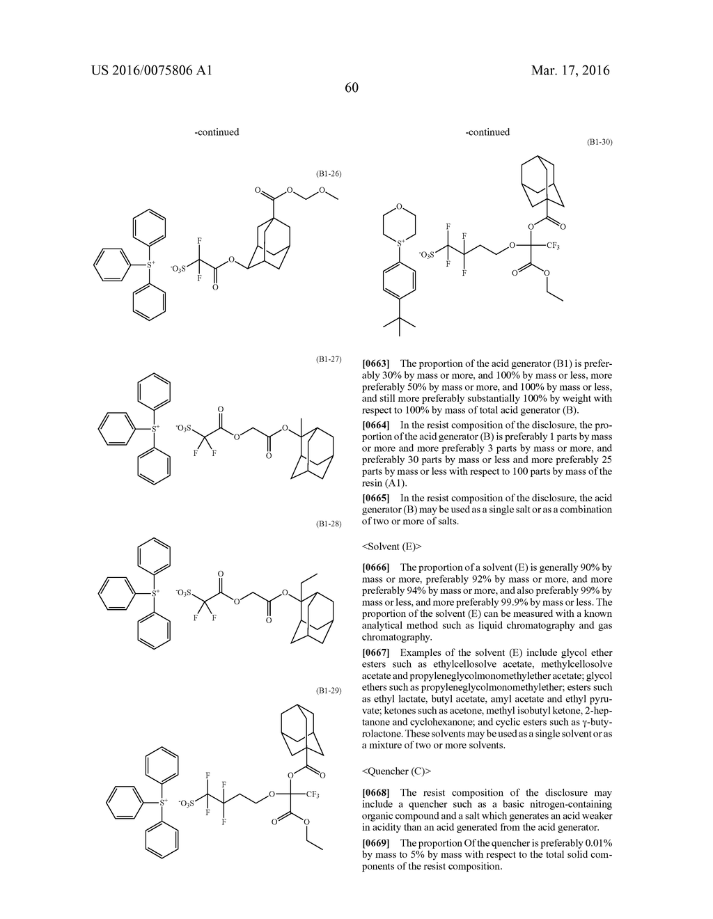 RESIN, RESIST COMPOSITION AND METHOD FOR PRODUCING RESIST PATTERN - diagram, schematic, and image 62