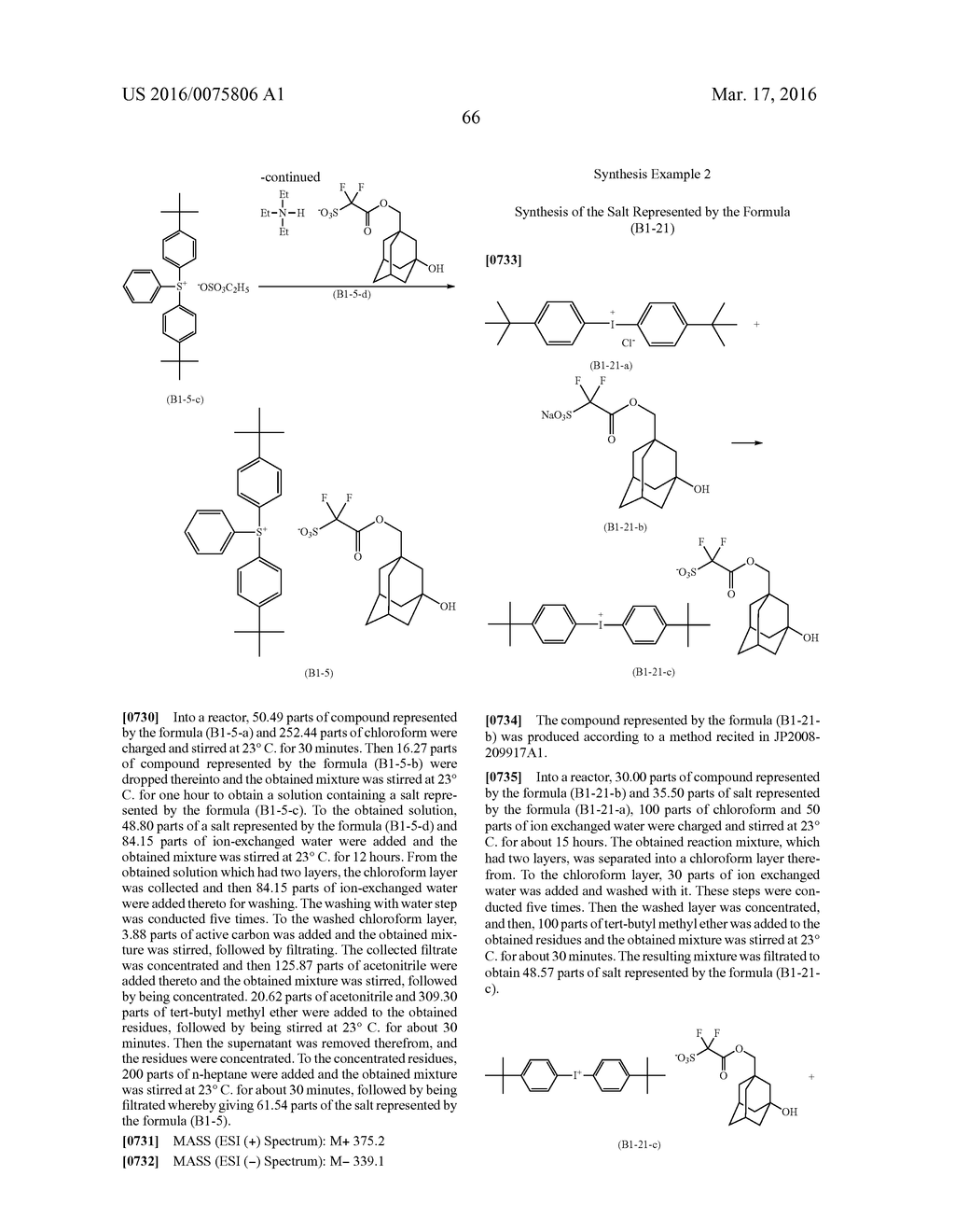 RESIN, RESIST COMPOSITION AND METHOD FOR PRODUCING RESIST PATTERN - diagram, schematic, and image 68