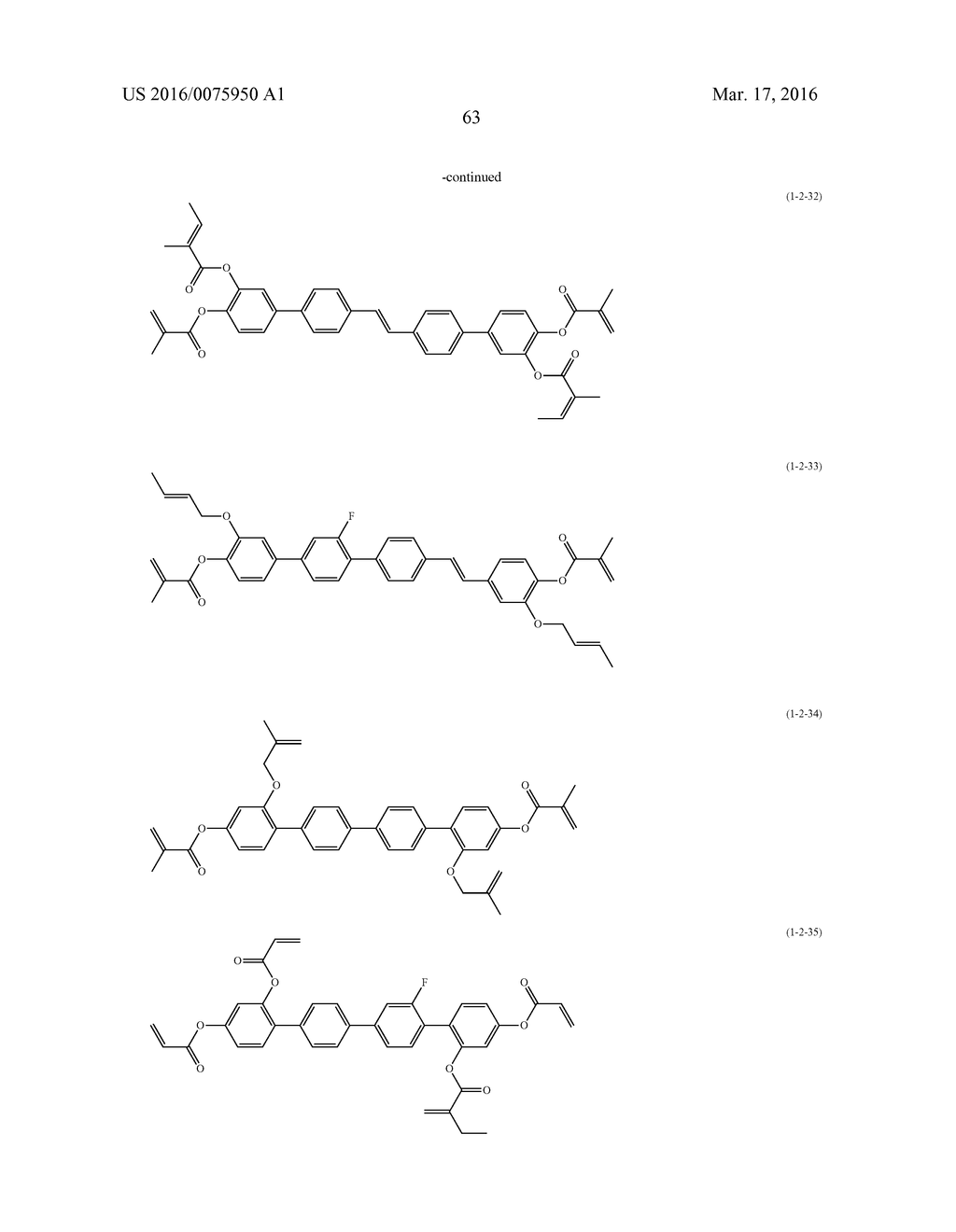 POLYMERIZABLE COMPOUND, POLYMERIZABLE COMPOSITION AND LIQUID CRYSTAL     DISPLAY DEVICE - diagram, schematic, and image 64