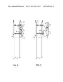 Quick Release Cladding System for Door, Window, Sloped and Vertical     Glazing Systems Frames, and the Like diagram and image