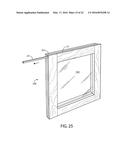 Quick Release Cladding System for Door, Window, Sloped and Vertical     Glazing Systems Frames, and the Like diagram and image