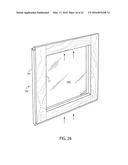 Quick Release Cladding System for Door, Window, Sloped and Vertical     Glazing Systems Frames, and the Like diagram and image