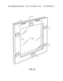 Quick Release Cladding System for Door, Window, Sloped and Vertical     Glazing Systems Frames, and the Like diagram and image