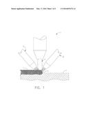 LASER NET SHAPE MANUFACTURED COMPONENT USING AN ADAPTIVE TOOLPATH     DEPOSITION METHOD diagram and image