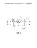 Device for Measuring State of Contact of Support Roller of Conveyor Belt diagram and image