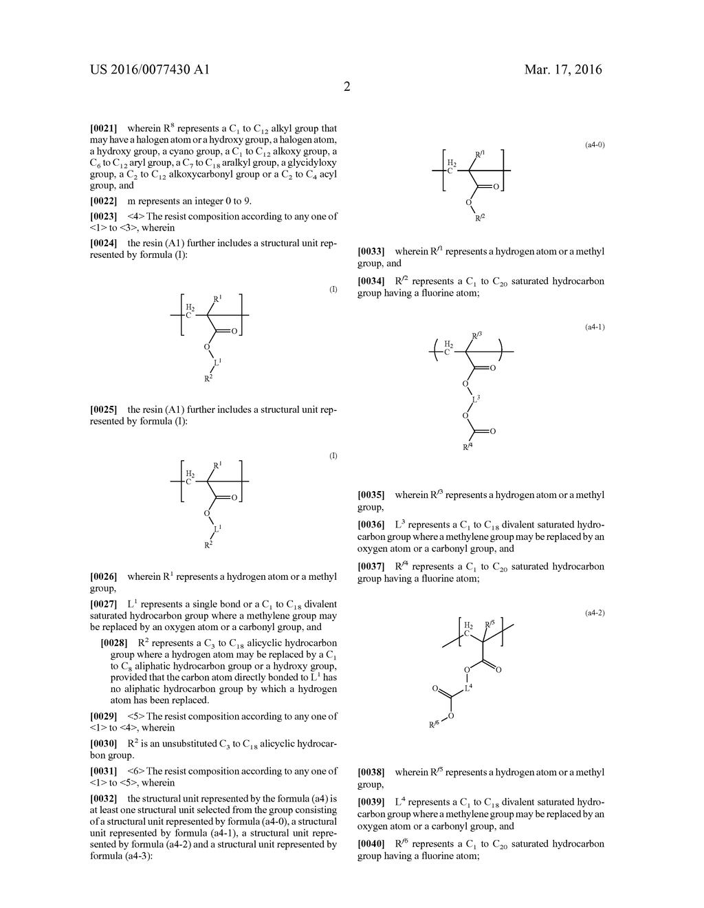 RESIN, RESIST COMPOSITION AND METHOD FOR PRODUCING RESIST PATTERN - diagram, schematic, and image 03