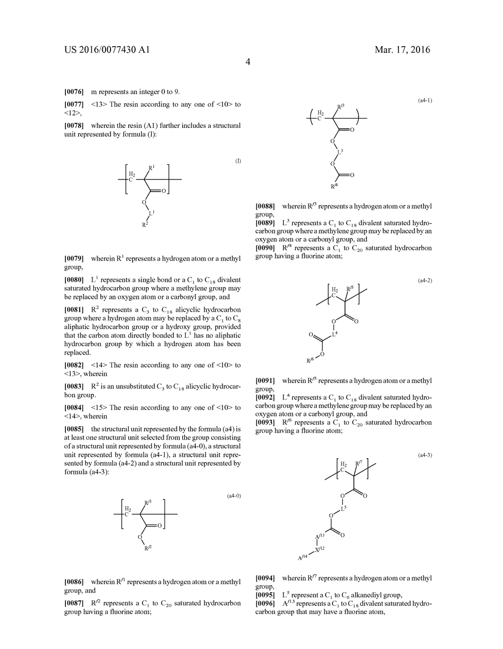 RESIN, RESIST COMPOSITION AND METHOD FOR PRODUCING RESIST PATTERN - diagram, schematic, and image 05