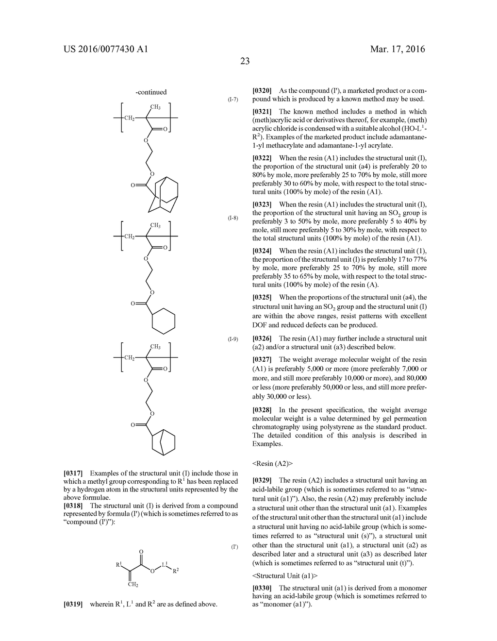 RESIN, RESIST COMPOSITION AND METHOD FOR PRODUCING RESIST PATTERN - diagram, schematic, and image 24