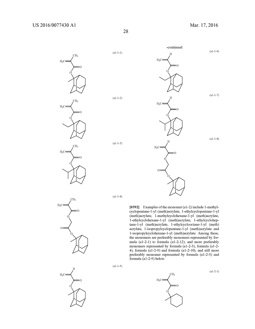 RESIN, RESIST COMPOSITION AND METHOD FOR PRODUCING RESIST PATTERN - diagram, schematic, and image 29