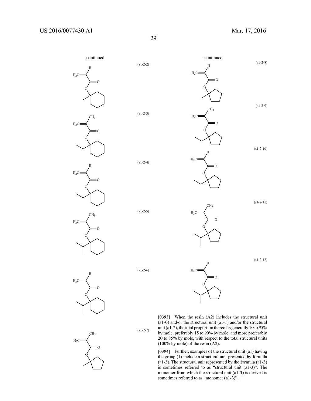 RESIN, RESIST COMPOSITION AND METHOD FOR PRODUCING RESIST PATTERN - diagram, schematic, and image 30