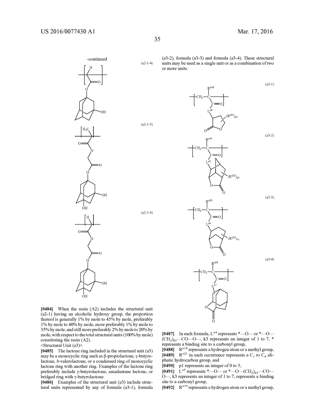 RESIN, RESIST COMPOSITION AND METHOD FOR PRODUCING RESIST PATTERN - diagram, schematic, and image 36