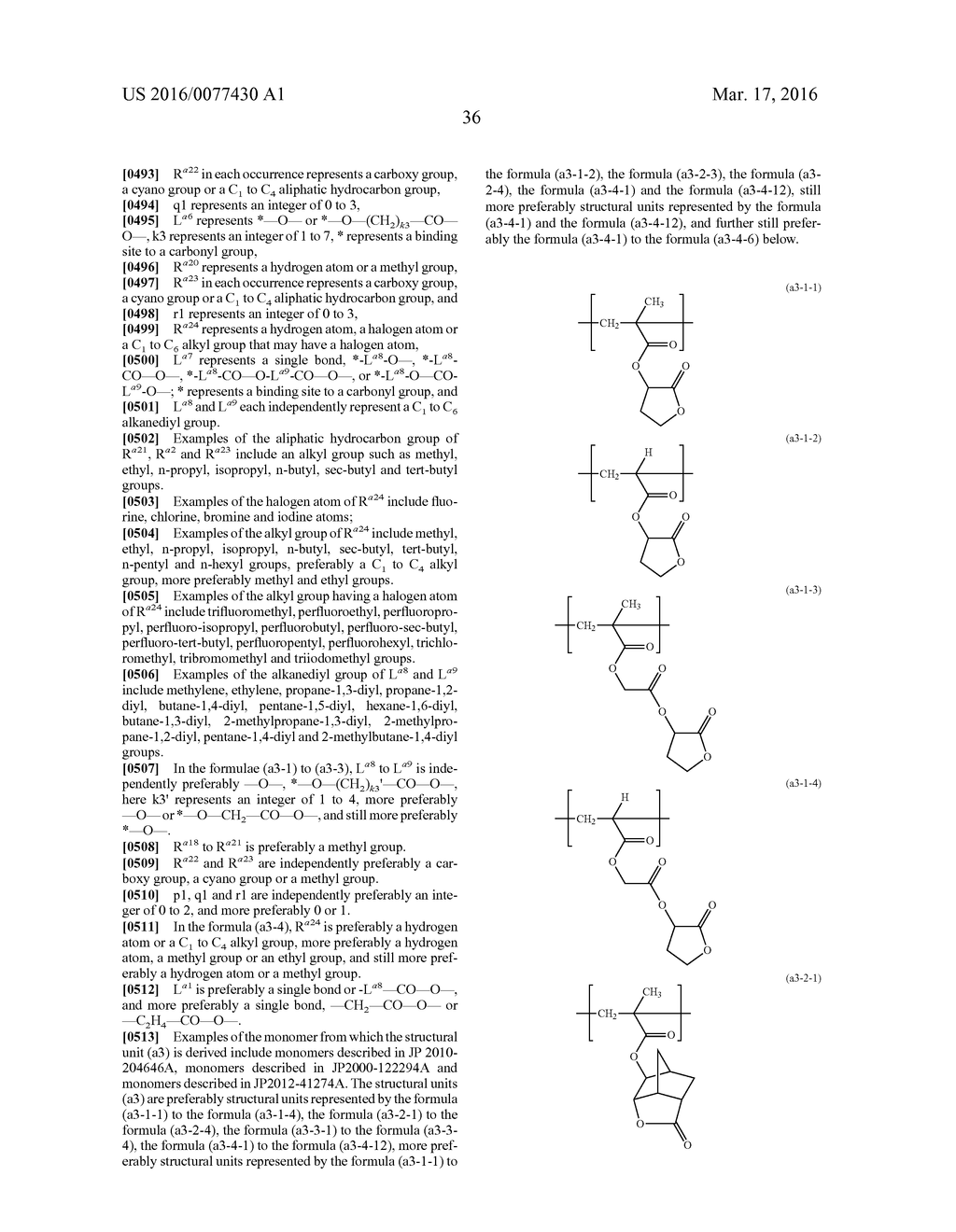 RESIN, RESIST COMPOSITION AND METHOD FOR PRODUCING RESIST PATTERN - diagram, schematic, and image 37