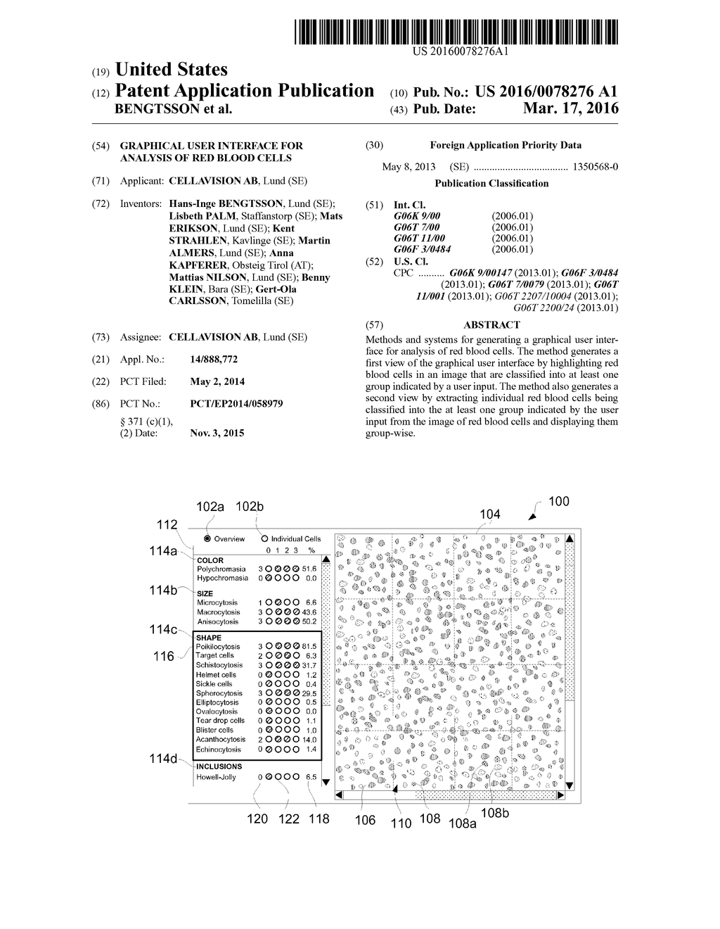 GRAPHICAL USER INTERFACE FOR ANALYSIS OF RED BLOOD CELLS - diagram, schematic, and image 01