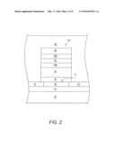 RESISTANCE VARIABLE MEMORY DEVICE WITH NANOPARTICLE ELECTRODE AND METHOD     OF FABRICATION diagram and image