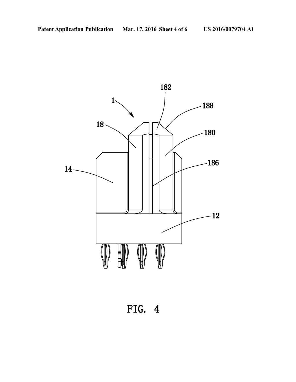 ELECTRICAL CONNECTOR WITH TWO GUIDING POSTS - diagram, schematic, and image 05