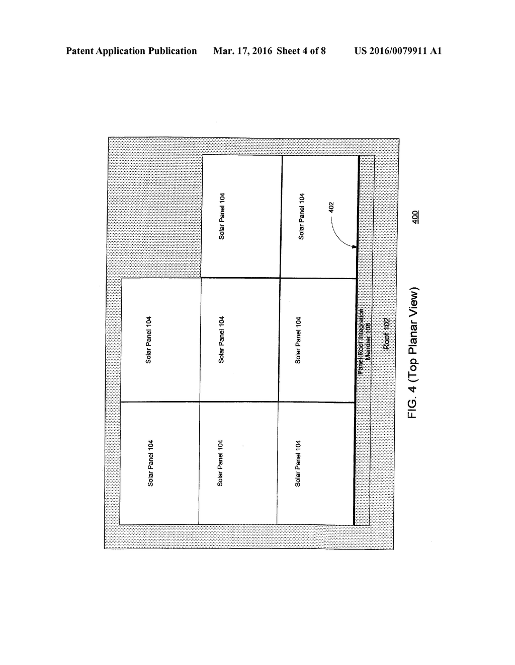 PHOTOVOLTAIC ARRAY WITH ARRAY-ROOF INTEGRATION MEMBER - diagram, schematic, and image 05