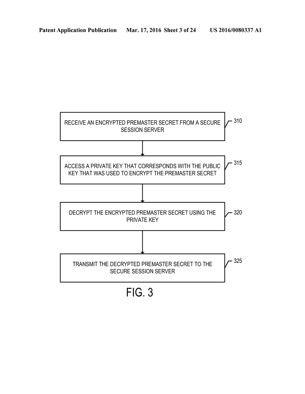 SECURE SESSION CAPABILITY USING PUBLIC-KEY CRYPTOGRAPHY WITHOUT ACCESS TO     THE PRIVATE KEY - diagram, schematic, and image 04