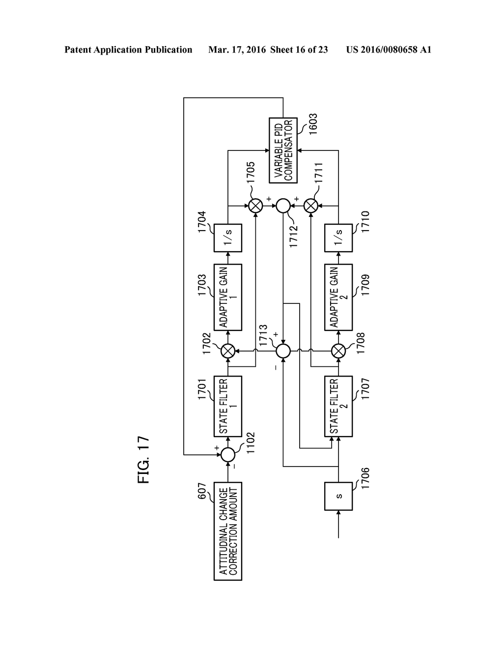 POSITION CONTROL DEVICE AND POSITION CONTROL METHOD, OPTICAL DEVICE, AND     IMAGE PICKUP APPARATUS - diagram, schematic, and image 17