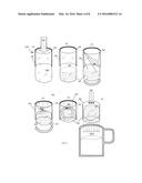 Disposable or Reusable Beverage Filter Cartridge for Use in Beverage     Brewing or Steeping Applications and Related Methods diagram and image