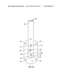 SURGICAL SAGITTAL SAW BLADE WITH FEATURES THAT FACILITATE DRIVING THE     BLADE IN A CROSSED LOOP PATTERN diagram and image