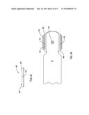 SURGICAL SAGITTAL SAW BLADE WITH FEATURES THAT FACILITATE DRIVING THE     BLADE IN A CROSSED LOOP PATTERN diagram and image