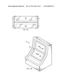 ELECTRONIC GAMING SYSTEM WITH OVERSIZED DISPLAY SCREEN diagram and image