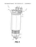 FILTER ELEMENT AND FILTER ASSEMBLY FOR SEPARATING FLUIDS diagram and image