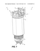 FILTER ELEMENT AND FILTER ASSEMBLY FOR SEPARATING FLUIDS diagram and image