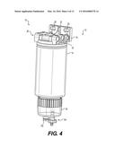 FILTER ELEMENT AND FILTER ASSEMBLY FOR SEPARATING FLUIDS diagram and image