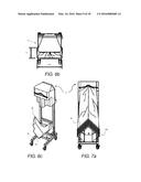 APPARATUS, SYSTEMS AND METHODS FOR CONFIGURING/ FEEDING SHEET STOCK     MATERIAL FOR A DUNNAGE SYSTEM AND FOR GENERATING UPRIGHT EDGE DUNNAGE     STRIPS diagram and image