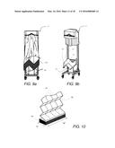 APPARATUS, SYSTEMS AND METHODS FOR CONFIGURING/ FEEDING SHEET STOCK     MATERIAL FOR A DUNNAGE SYSTEM AND FOR GENERATING UPRIGHT EDGE DUNNAGE     STRIPS diagram and image