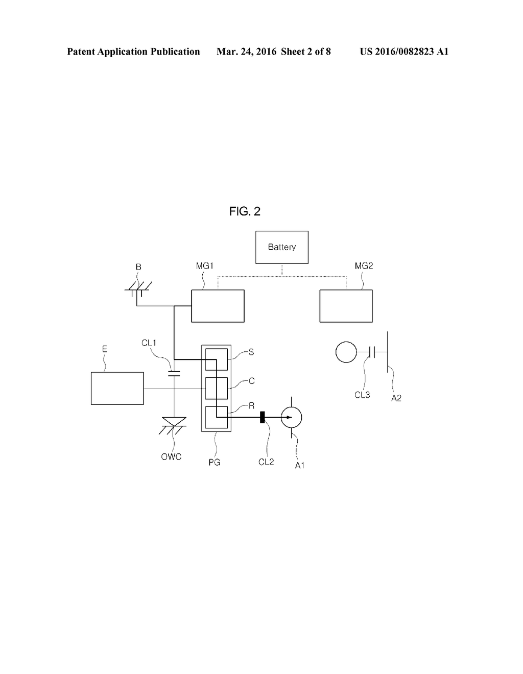 POWERTRAIN OF HYBRID VEHICLE - diagram, schematic, and image 03