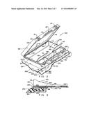 Waterproof container for being releasably carried on the exterior of a     lockable closure of a police vehicle diagram and image