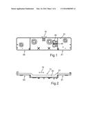 Tray Element for a Motor Vehicle and Arrangement of a Battery on a Tray     Element of This Type diagram and image