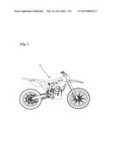 INTEGRATED CAST MOTORCYCLE CHASSIS AND MOTOR HOUSING diagram and image