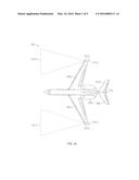 METHODS AND SYSTEMS FOR AVOIDING A COLLISION BETWEEN AN AIRCRAFT AND AN     OBSTACLE USING A THREE DIMENSIONAL VISUAL INDICATION OF AN AIRCRAFT     WINGTIP PATH diagram and image