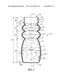 A BEVERAGE BOTTLE, A METHOD OF MANUFACTURING A BEVERAGE BOTTLE AND A     METHOD OF DESIGNING AN ILLUSTRATION diagram and image