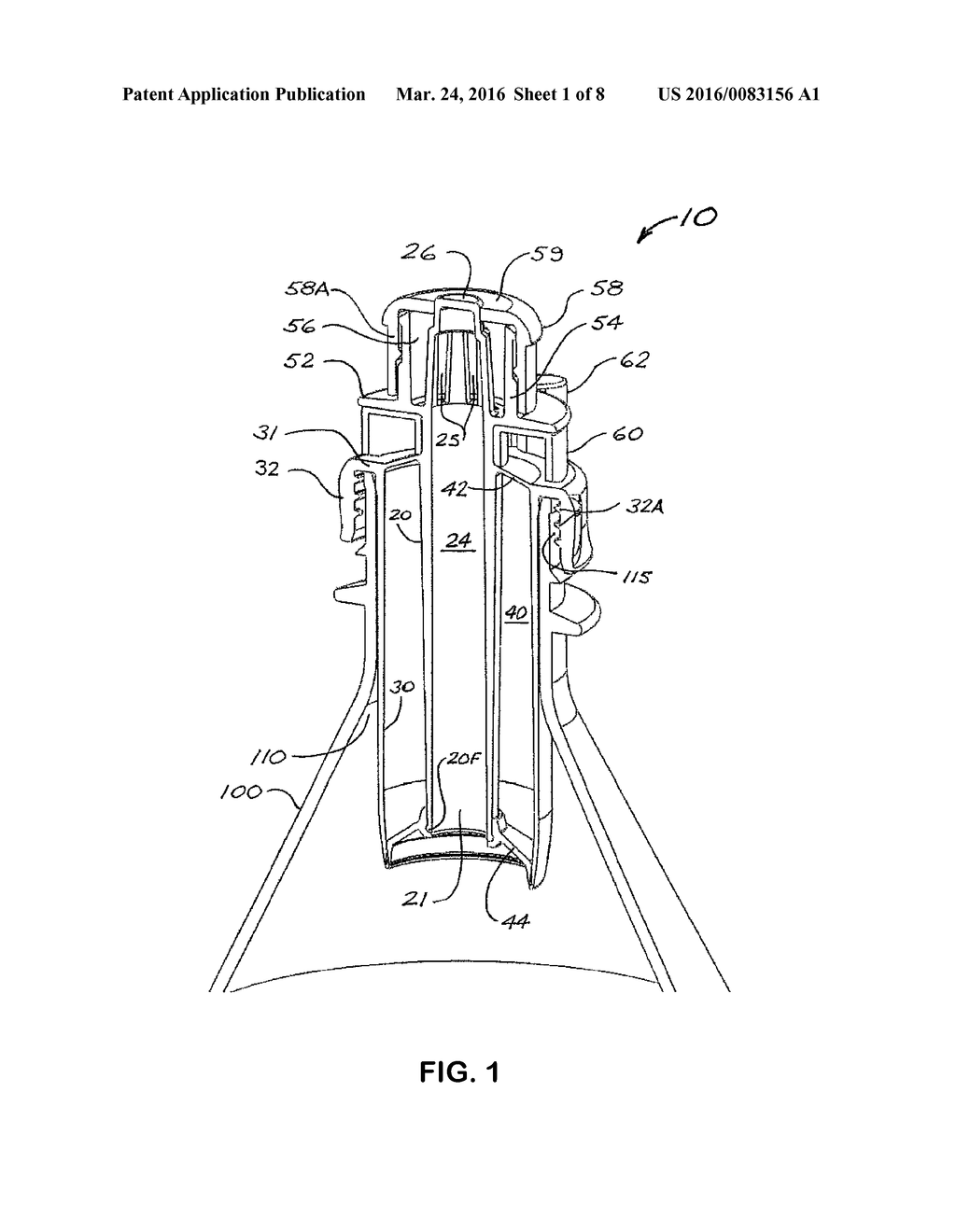 DISPENSING CAP FOR BEVERAGE CONTAINER - diagram, schematic, and image 02