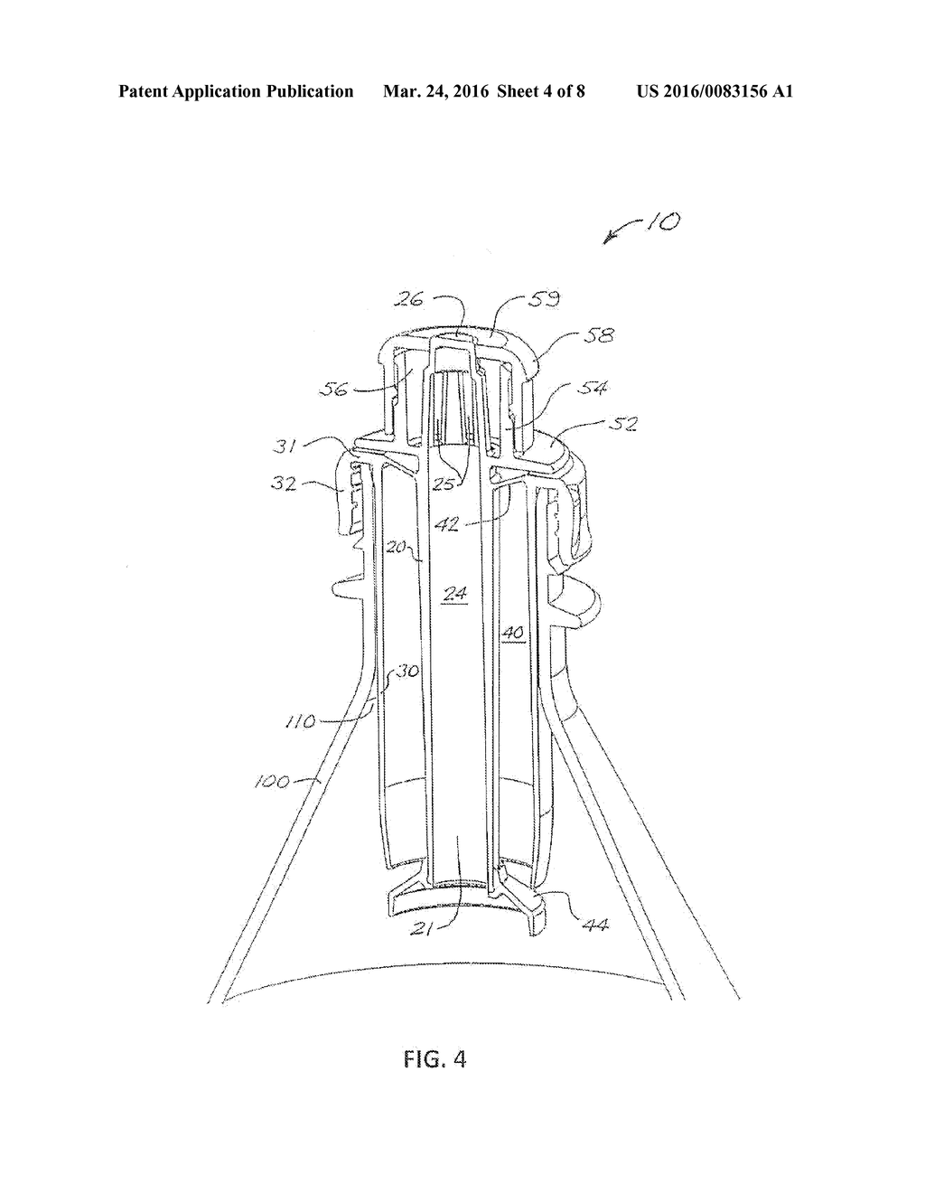 DISPENSING CAP FOR BEVERAGE CONTAINER - diagram, schematic, and image 05