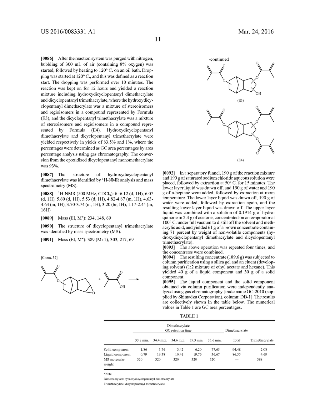 POLYFUNCTIONAL (METH)ACRYLATE, AND METHOD FOR PRODUCING SAME - diagram, schematic, and image 12