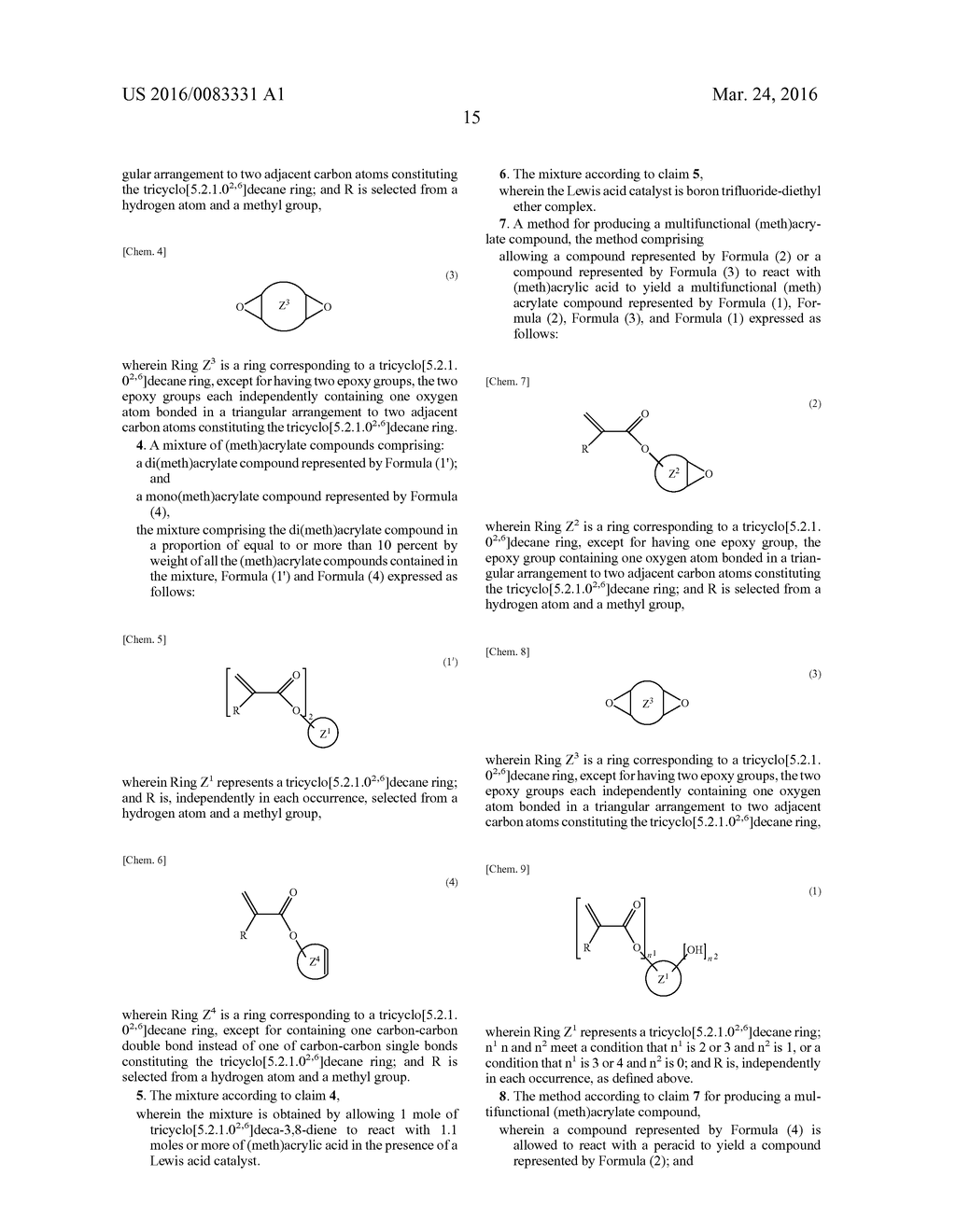 POLYFUNCTIONAL (METH)ACRYLATE, AND METHOD FOR PRODUCING SAME - diagram, schematic, and image 16