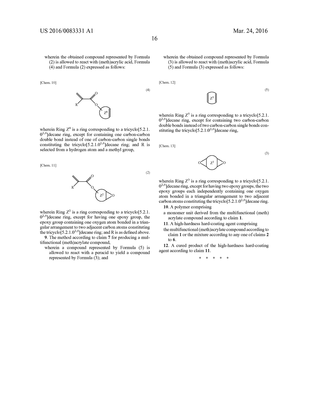 POLYFUNCTIONAL (METH)ACRYLATE, AND METHOD FOR PRODUCING SAME - diagram, schematic, and image 17