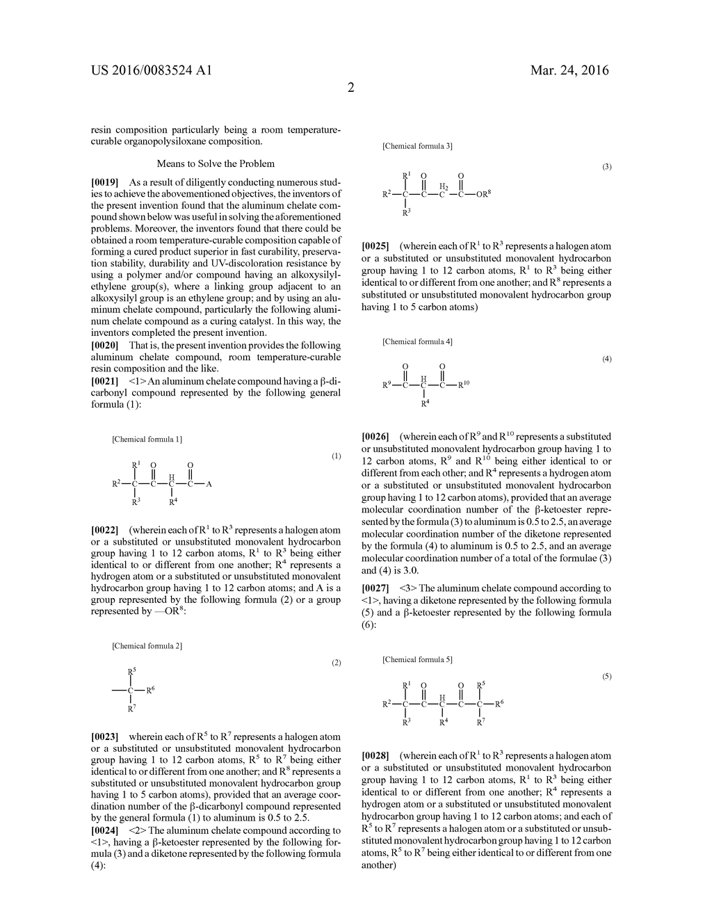 ALUMINUM CHELATE COMPOUND AND ROOM TEMPERATURE-CURABLE RESIN COMPOSITION     CONTAINING SAME - diagram, schematic, and image 06