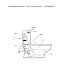 Flush toilet with build-in one-way valve system for use in unclogging     clogs and for efficient water-saving flush operations and related     methods. diagram and image