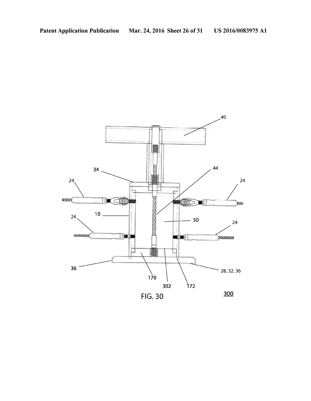 RAILING SYSTEM AND TENSIONED POSTS USED THEREIN - diagram, schematic, and image 27