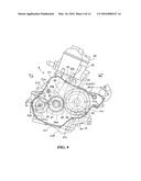 OIL SUPPLY STRUCTURE OF WATER-COOLED INTERNAL COMBUSTION ENGINE diagram and image