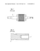 ADD-ON DRIVE SHAFT FOR AN ENCODER OR IMPELLER FAN AND METHOD FOR ADDING     THE SHAFT diagram and image